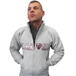 PRO VIOLENCE Stehkragenjacke BROTHER HOOD grau