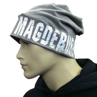Jersey Beanie MAGDEBURG Meine Stadt grau