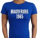 T-Shirt MAGDEBURG Meine Stadt - 1965 women blau M