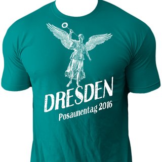 T-Shirt DRESDEN Posaunentag 2016 emerald XXL