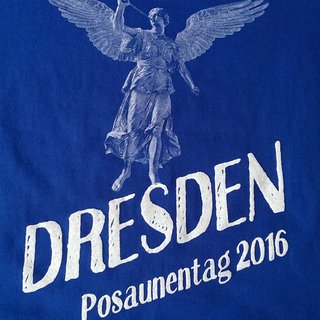 T-Shirt DRESDEN Posaunentag 2016 burgund XXL