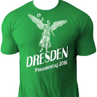 T-Shirt DRESDEN Posaunentag 2016 kelly green XS