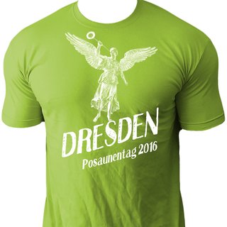 T-Shirt DRESDEN Posaunentag 2016 apple green XXL