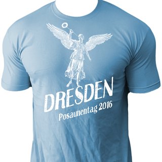 T-Shirt DRESDEN Posaunentag 2016 atoll blue XXL