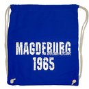 Beutelrucksack MAGDEBURG Meine Stadt - 1965 royal blau