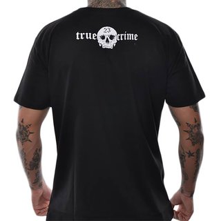 TRUE CRIME T-Shirt SKULL schwarz
