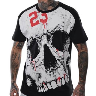 TRUE CRIME T-Shirt SKULL schwarz XXL