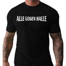 T-Shirt ALLE GEGEN HALLE  schwarz 5XL