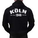 Hoodie K�LN - Mein Verein 1948 Mein Leben schwarz XS