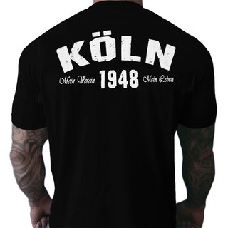 T-Shirt K�LN - Mein Verein 1948 Mein Leben  schwarz XXL