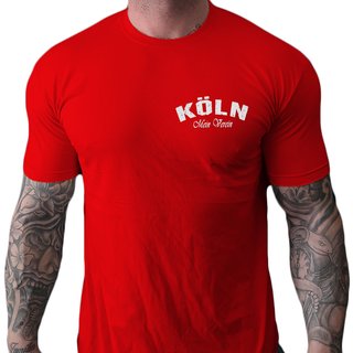 T-Shirt K�LN - Mein Verein 1948 Mein Leben  rot XS