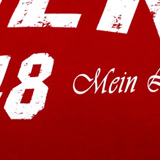 T-Shirt K�LN - Mein Verein 1948 Mein Leben  rot XS