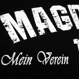 Collegejacke MAGDEBURG - Mein Verein 1965 Mein Leben  schwarz/wei� L