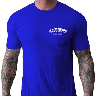 T-Shirt MAGDEBURG - Mein Verein 1965 Mein Leben blau 3XL