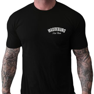 T-Shirt MAGDEBURG - Mein Verein 1965 Mein leben schwarz XS