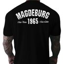 T-Shirt MAGDEBURG - Mein Verein 1965 Mein leben schwarz XS