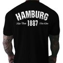 T-Shirt HAMBURG - Mein Verein 1887 Mein leben schwarz 5XL