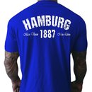 T-Shirt HAMBURG - Mein Verein 1887 Mein leben blau