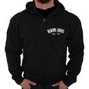 Zip-Hoodie HAMBURG - Mein Verein 1887 Mein Leben  schwarz...