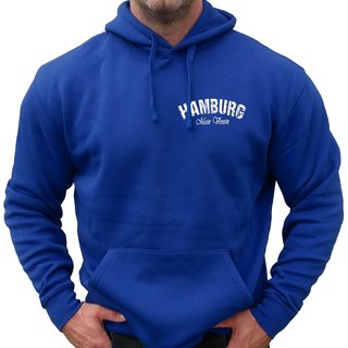 Hoodie HAMBURG - Mein Verein 1887 Mein Leben blau 3XL