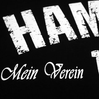 Hoodie HAMBURG - Mein Verein 1887 Mein Leben schwarz L