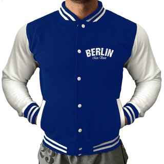 Collegejacke BERLIN - Mein Verein 1892 Mein Leben  blau/wei� XXL
