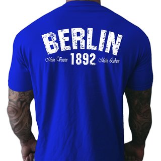 T-Shirt BERLIN - Mein Verein 1892 Mein Leben blau 3XL