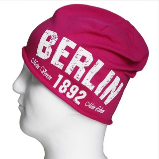 Jersey Beanie BERLIN - Mein Verein 1892 Mein Leben  fuchsia