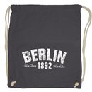 Beutelrucksack BERLIN - Mein Verein 1892 Mein Leben  grau