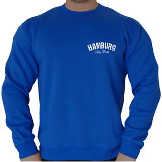 Sweatshirt HAMBURG - Mein Verein 1887 Mein Leben  blau 3XL