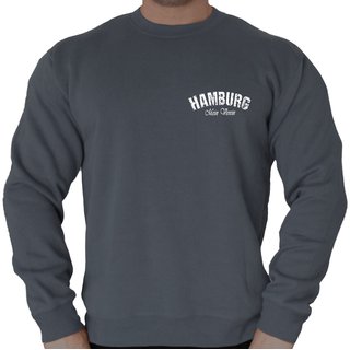Sweatshirt HAMBURG - Mein Verein 1887 Mein Leben  grau 3XL