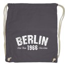 Beutelrucksack BERLIN - Mein Verein 1966 Mein Leben  grau