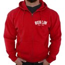 Zip-Hoodie BERLIN - Mein Verein 1966 Mein Leben  rot XL