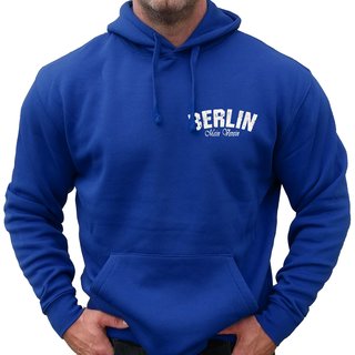 Hoodie BERLIN - Mein Verein 1892 Mein Leben  blau 3XL