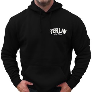 Hoodie BERLIN - Mein Verein 1892 Mein Leben  schwarz