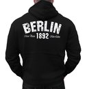 Hoodie BERLIN - Mein Verein 1892 Mein Leben  schwarz 3XL
