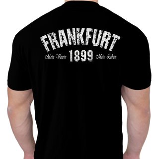 T-Shirt FRANKFURT - Mein Verein 1899 Mein Leben  schwarz S