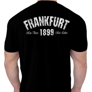 T-Shirt FRANKFURT - Mein Verein 1899 Mein Leben  schwarz XL