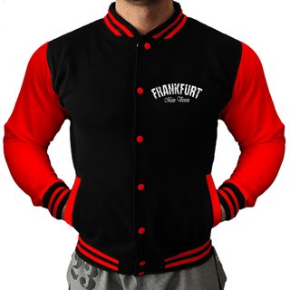 Collegejacke FRANKFURT - Mein Verein 1899 Mein Leben  schwarz-rot