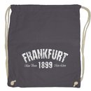 Beutelrucksack FRANKFURT - Mein Verein 1899 Mein Leben  grau