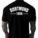 T-Shirt DORTMUND - Mein Verein 1909 Mein Leben schwarz-weiß