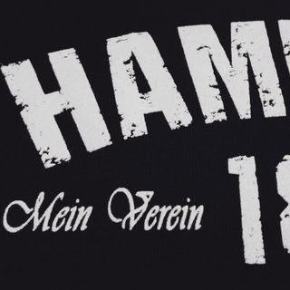 Jersey Beanie HAMBURG - Mein Verein 1887 Mein Leben  schwarz
