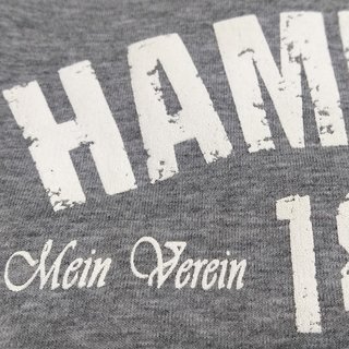 Jersey Beanie HAMBURG - Mein Verein 1887 Mein Leben  grau (heather grey)