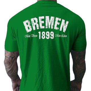 T-Shirt BREMEN - Mein Verein 1899 Mein Leben  gr�n (kelly green) S
