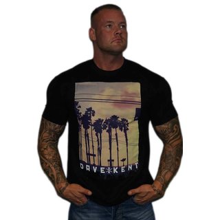 DAVE KENT T-Shirt PALMS  schwarz S