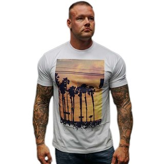 DAVE KENT T-Shirt PALMS  wei� S