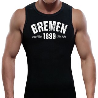 Tank Top BREMEN - Mein Verein 1899 Mein Leben  schwarz M