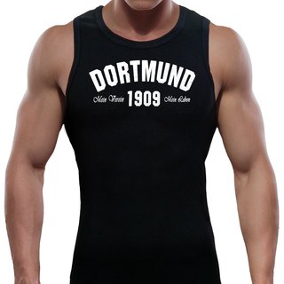 Tank Top DORTMUND - Mein Verein 1909 Mein Leben  schwarz-wei� M