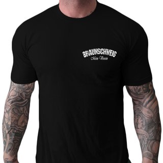 T-Shirt BRAUNSCHWEIG - Mein Verein 1895 Mein Leben  schwarz L