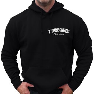 Hoodie BRAUNSCHWEIG - Mein Verein 1895 Mein Leben  schwarz 3XL